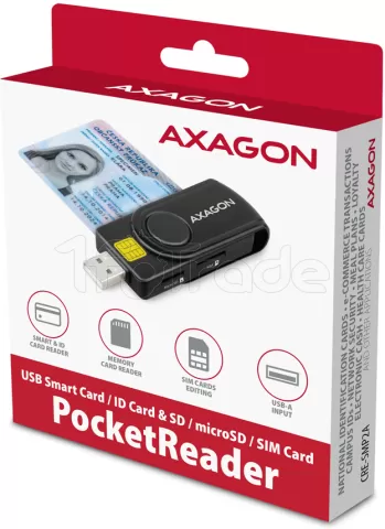 Photo de Lecteur de Cartes externe Axagon CRE-SMP2A