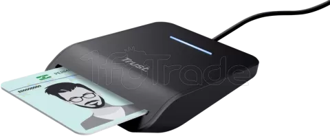Photo de Lecteur de Cartes Externe Trust USB-C Primo (Noir)