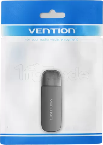 Photo de Lecteur de cartes externe USB 2.0 Vention 2en1 (Noir)