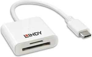 Photo de Lecteur de Cartes USB 3.2 Type C Lindy (Noir)