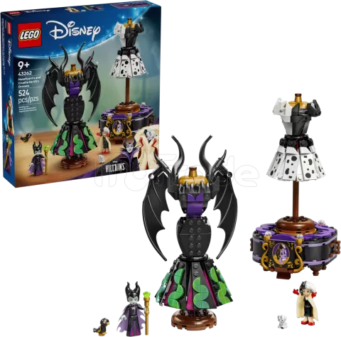 Photo de LEGO 43262 Disney Classic Les robes de Maléfique et Cruella D'Enfer