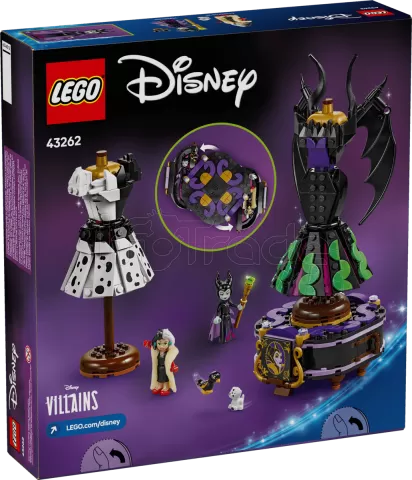 Photo de LEGO 43262 Disney Classic Les robes de Maléfique et Cruella D'Enfer