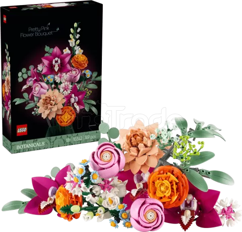 Photo de Lego Botanique 10342 Le joli bouquet de fleurs roses