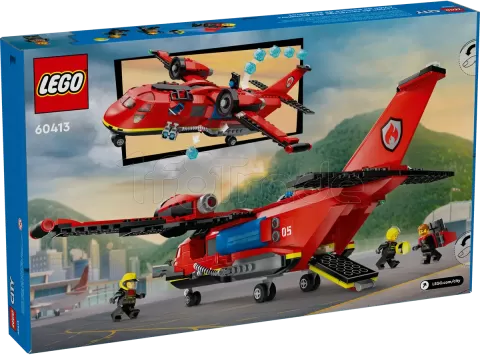 Photo de Lego City 60413 - Avion de sauvetage des pompiers