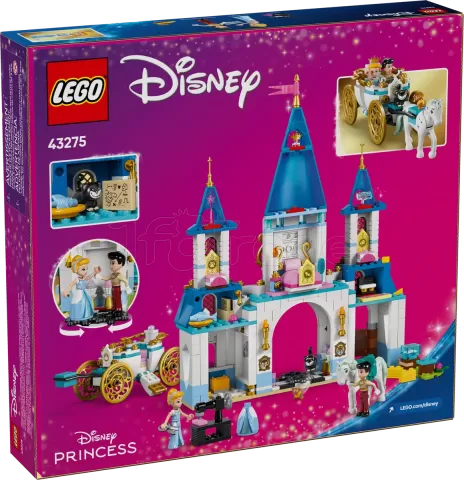 Photo de Lego Disney 43275 - Le château de Cendrillon et la calèche