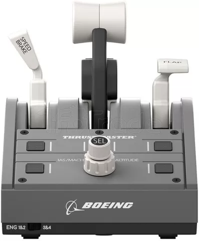 Photo de Levier de poussée Thrustmaster Civil Aviation (TCA) Quadrant Boeing Edition (Gris