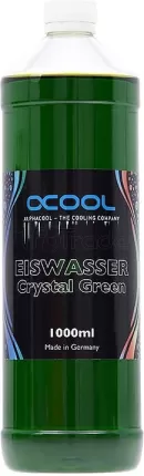 Photo de Liquide pour Watercooling Alphacool Eiswasser Crystal 1L (Transparent Vert)