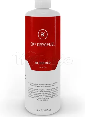 Photo de Liquide pour Watercooling Ekwb EK-CryoFuel Premix 1L (Rouge)