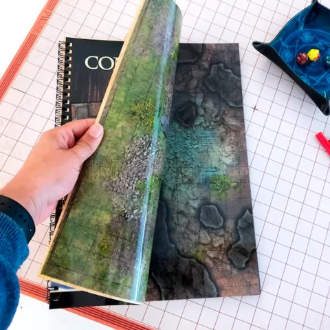 Photo de Livre de combat 1 Fantasy : Cartes de Combat Réinscriptibles pour jeux de rôle sur table