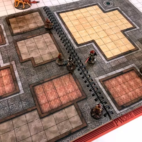 Photo de Livre de combat 1 Fantasy : Cartes de Combat Réinscriptibles pour jeux de rôle sur table