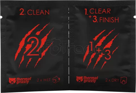 Photo de Lot de 10 lingettes nettoyantes Thermal Grizzly