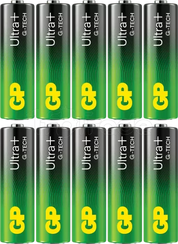 Photo de Lot de 10 piles Alcaline GP Batteries Ultra Plus type AA (LR6) 1,5V