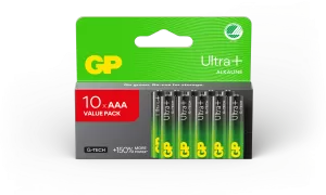 Photo de 10x Alcaline GP Ultra Plus LR03