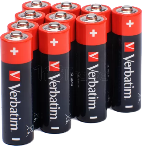 Photo de Lot de 10 piles Alcaline Verbatim Premium type AA (LR6) 1,5V