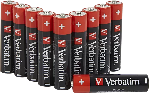 Photo de Lot de 10 piles Alcaline Verbatim Premium type AAA (LR03) 1,5V