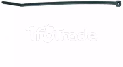 Photo de Lot de 100 Colliers plastique/Serre câble - 200x3,5mm (Noir)