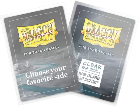 Photo de Lot de 100 Sleeves Dragon Shield Common Standard 63x88mm