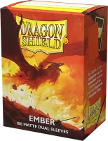 Photo de Lot de 100 Sleeves Dragon Shield Dual Matte (Ember)