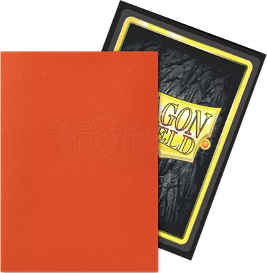 Photo de Lot de 100 Sleeves Dragon Shield Dual Matte (Ember)