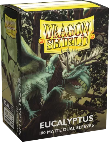 Photo de Lot de 100 Sleeves Dragon Shield Dual Matte (Eucalyptus Lehel)