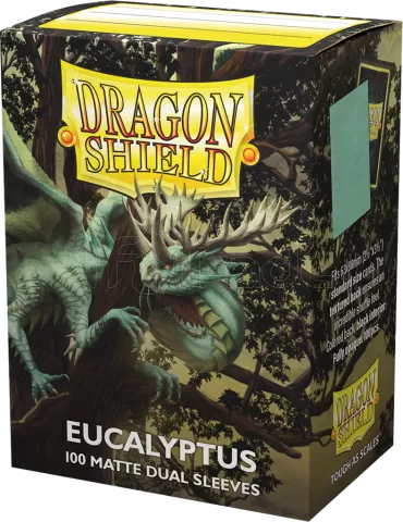Photo de Lot de 100 Sleeves Dragon Shield Dual Matte (Eucalyptus Lehel)