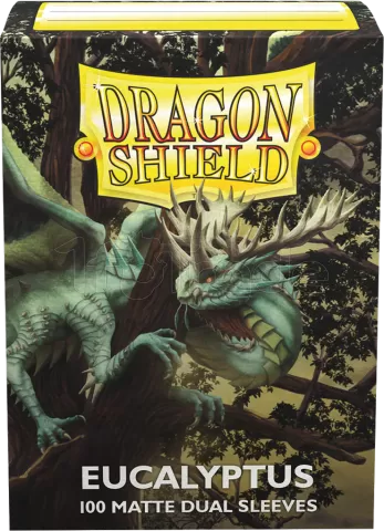 Photo de Lot de 100 Sleeves Dragon Shield Dual Matte (Eucalyptus Lehel)