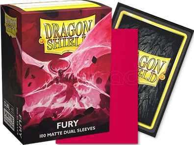 Photo de Lot de 100 Sleeves Dragon Shield Dual Matte (Fury)