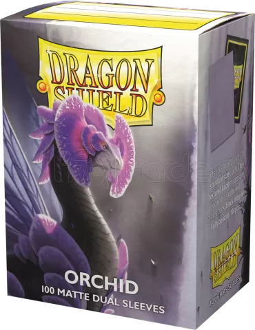Photo de Lot de 100 Sleeves Dragon Shield Dual Matte (Orchid Emme)