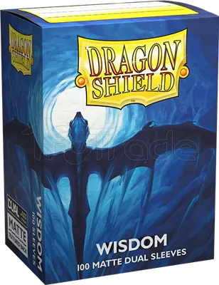 Photo de Lot de 100 Sleeves Dragon Shield Dual Matte (Wisdom)
