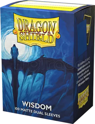 Photo de Lot de 100 Sleeves Dragon Shield Dual Matte (Wisdom)