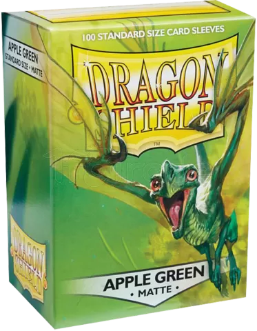 Photo de Lot de 100 Sleeves Dragon Shield Matte (Apple Green)