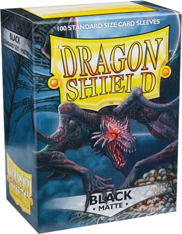Photo de Lot de 100 Sleeves Dragon Shield Matte (Black)
