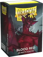 Photo de Lot de 100 Sleeves Dragon Shield Matte (Blood Red)