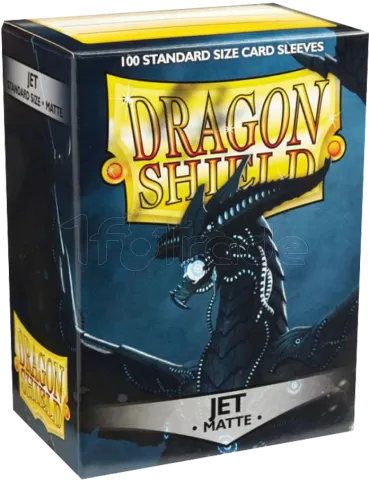 Photo de Lot de 100 Sleeves Dragon Shield Matte (Jet)