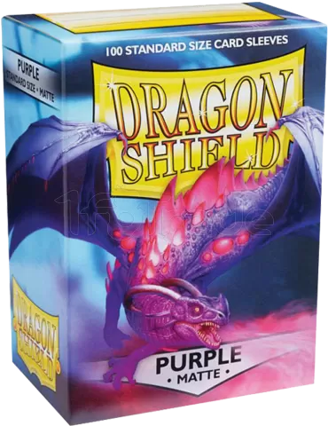Photo de Lot de 100 Sleeves Dragon Shield Matte (Purple)