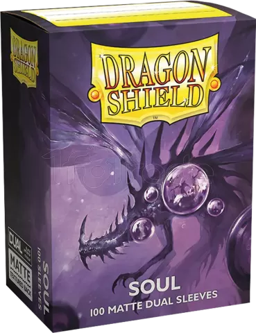 Photo de Lot de 100 Sleeves Dragon Shield Matte (Soul)