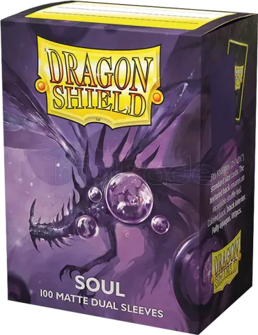 Photo de Lot de 100 Sleeves Dragon Shield Matte (Soul)