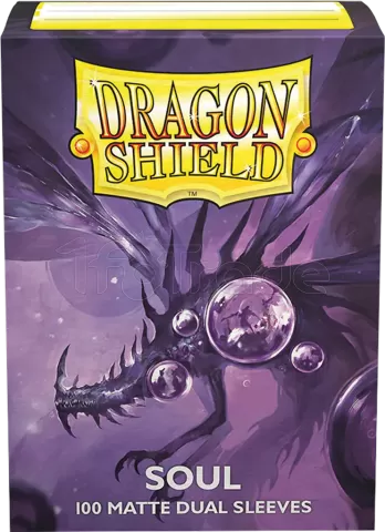 Photo de Lot de 100 Sleeves Dragon Shield Matte (Soul)