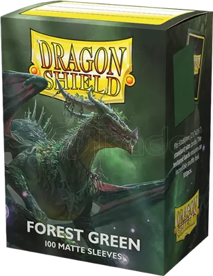 Photo de Lot de 100 Sleeves Dragon Shield Standard Size (Forest Green)