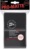 Photo de Lot de 100 Sleeves Ultra Pro Pro-Matte Format Standard 66x91mm (Noir)