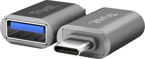 Photo de Lot de 2 Adaptateurs Trust Calyx USB-C/A  (Noir)