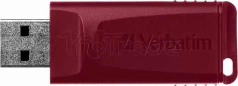 Photo de Lot de 2 Clés USB 2.0 Verbatim Slider - 32Go (Bleu/Rouge)