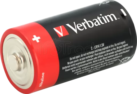 Photo de Lot de 2 piles Alcaline Verbatim Premium type C (LR14) 1,5V