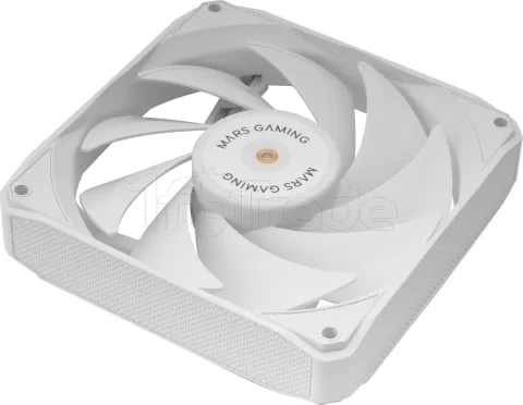 Photo de Lot de 2 Ventilateurs boitier Mars Gaming MF-NCLX2 - 12cm (Blanc)