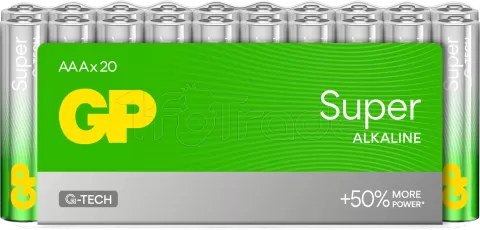 Photo de Lot de 20 piles Alcaline GP Batteries Super type AAA (LR3) 1,5V