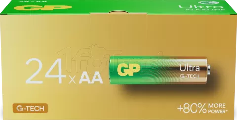 Photo de Lot de 24 piles Alcaline GP Batteries Ultra type AA (LR6) 1,5V