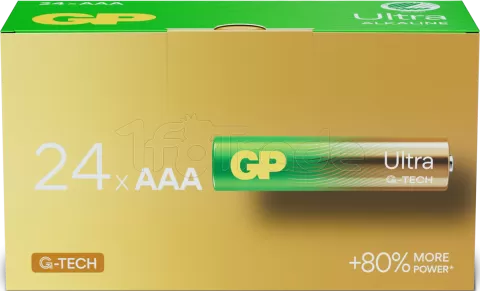 Photo de Lot de 24 piles Alcaline GP Batteries Ultra type AAA (LR03) 1,5V