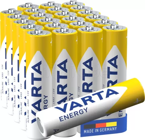 Photo de Lot de 24 piles Alcaline Varta Energy type AAA (LR03) 1,5V