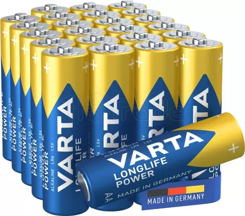 Photo de Lot de 24 piles Alcaline Varta Longlife Power type AA (LR6) 1,5V