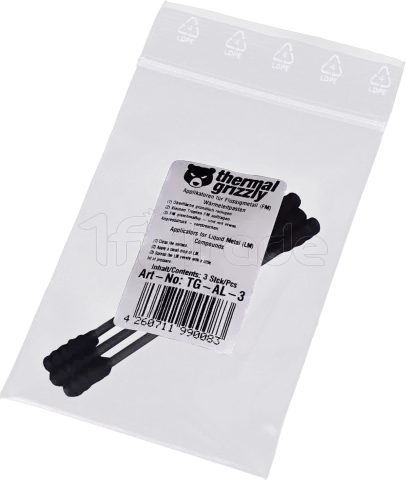 Photo de Lot de 3 Applicateurs Thermal Grizzly pour pâte thermique